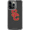University of Southern California USC Dark Grey Logo iPhone 16 Pro Max Clear Case