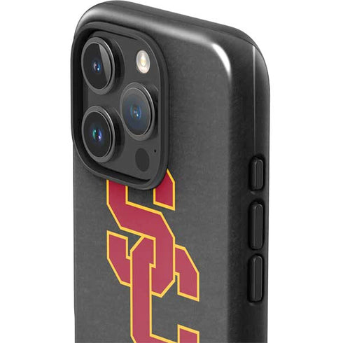 University of Southern California USC Dark Grey Logo iPhone 16 Pro Max Impact Case