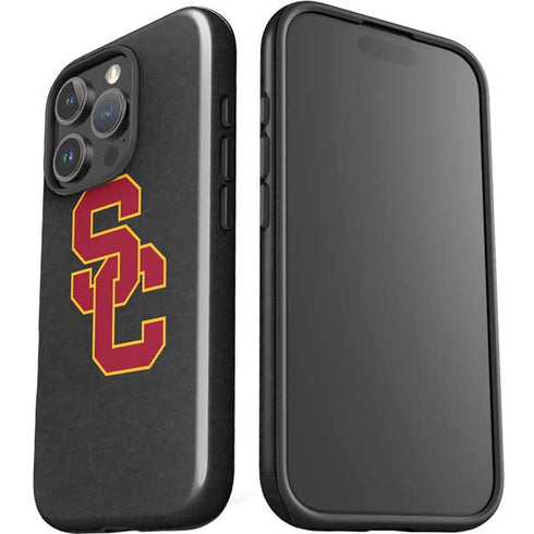 University of Southern California USC Dark Grey Logo iPhone 16 Pro Max Impact Case
