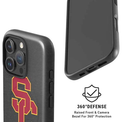 University of Southern California USC Dark Grey Logo iPhone 16 Pro Max Magsafe Impact Case