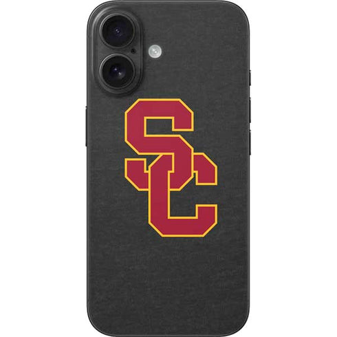 University of Southern California USC Dark Grey Logo iPhone 16 Skin