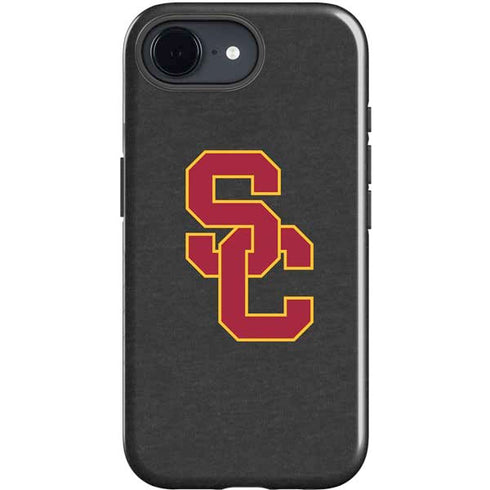 University of Southern California USC Dark Grey Logo iPhone 16e Impact Case