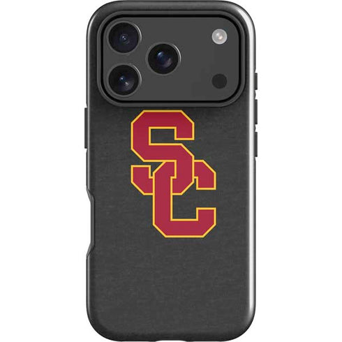 University of Southern California USC Dark Grey Logo iPhone 18 Pro Max Impact Case