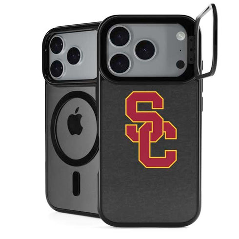 University of Southern California USC Dark Grey Logo iPhone 18 Pro Max Kickstand Case