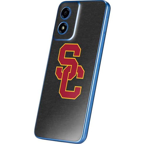 University of Southern California USC Dark Grey Logo Moto G Play 4G (2024) Skin