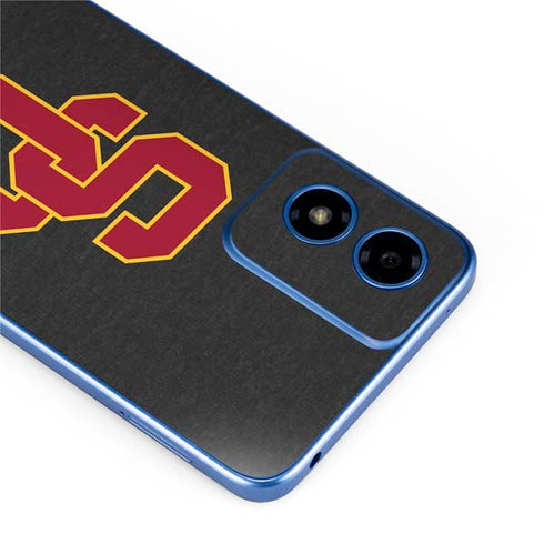 University of Southern California USC Dark Grey Logo Moto G Play 4G (2024) Skin