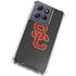 University of Southern California USC Dark Grey Logo Moto G Power 5G (2025) Clear Case