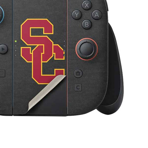 University of Southern California USC Dark Grey Logo Nintendo Switch 2 (2025) Joy-Con Controller Skin