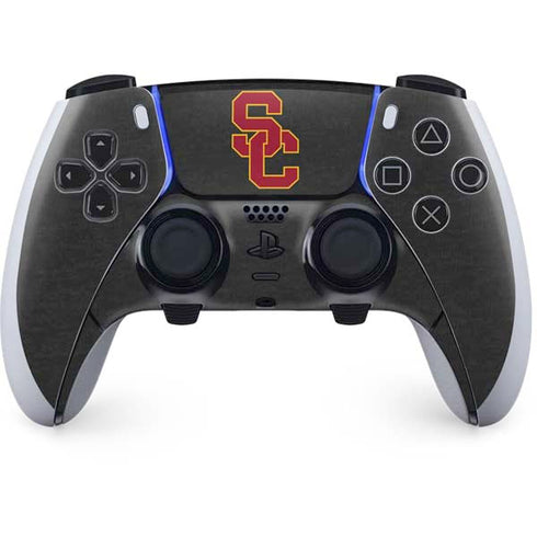 University of Southern California USC Dark Grey Logo PlayStation PS5 Skins