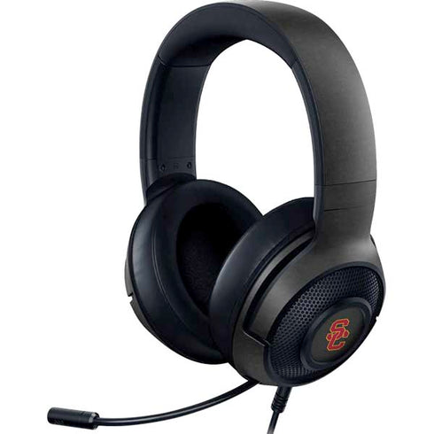 University of Southern California USC Dark Grey Logo Razer Kraken X Skin