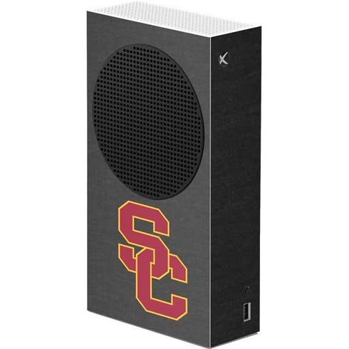 University of Southern California USC Dark Grey Logo Xbox Series S Skins