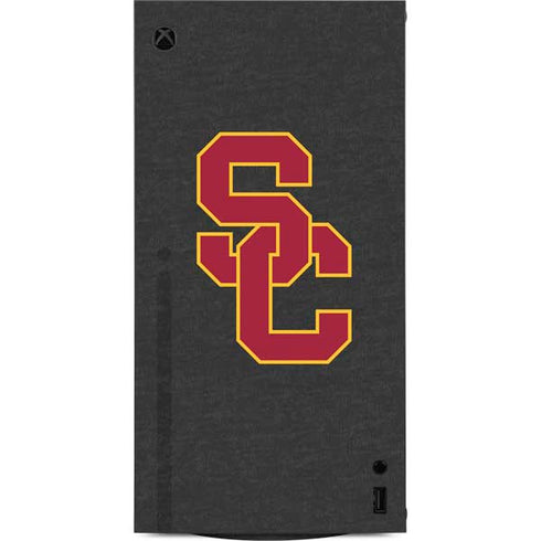 University of Southern California USC Dark Grey Logo XBox Series X Digital Edition Console Skin