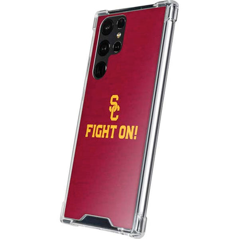 University of Southern California USC Fight On Galaxy S23 Ultra Clear Case