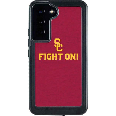 University of Southern California USC Fight On Galaxy S24 Plus Waterproof Case