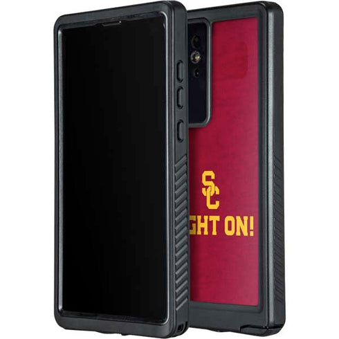 University of Southern California USC Fight On Galaxy S24 Ultra Waterproof Case