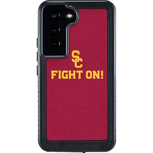University of Southern California USC Fight On Galaxy S24 Waterproof Case