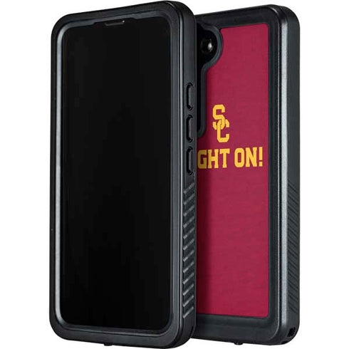 University of Southern California USC Fight On Galaxy S24 Waterproof Case