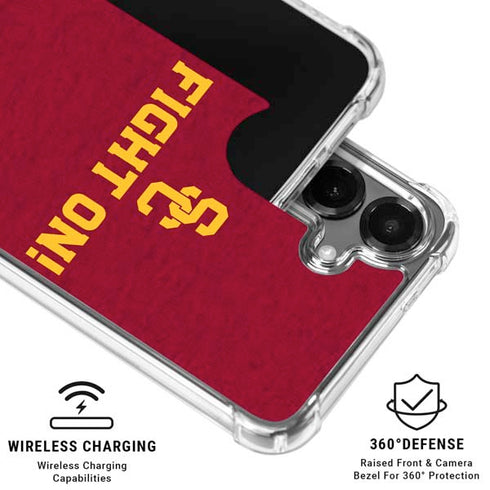 University of Southern California USC Fight On Galaxy S26 Clear Case