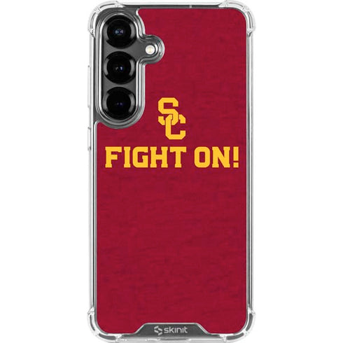 University of Southern California USC Fight On Galaxy S26 Plus Clear Case