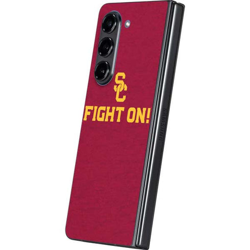 University of Southern California USC Fight On Galaxy Z Fold5 5G Skin