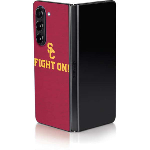 University of Southern California USC Fight On Galaxy Z Fold5 5G Skin