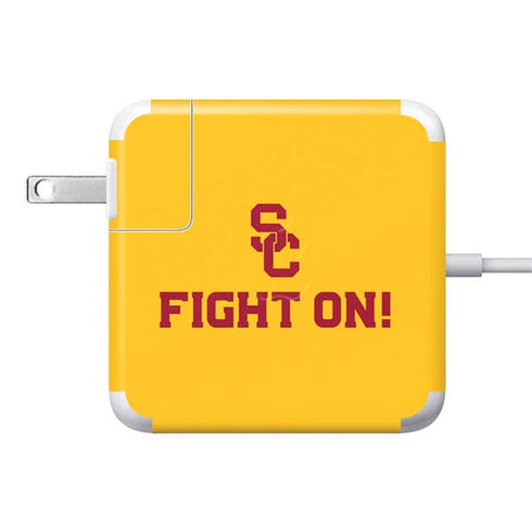 University of Southern California USC Fight On Gold 85W Power Adapter (15 and 17 inch MacBook Pro Charger) Skin