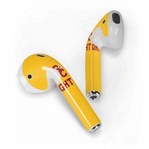 University of Southern California USC Fight On Gold Apple AirPods Skin