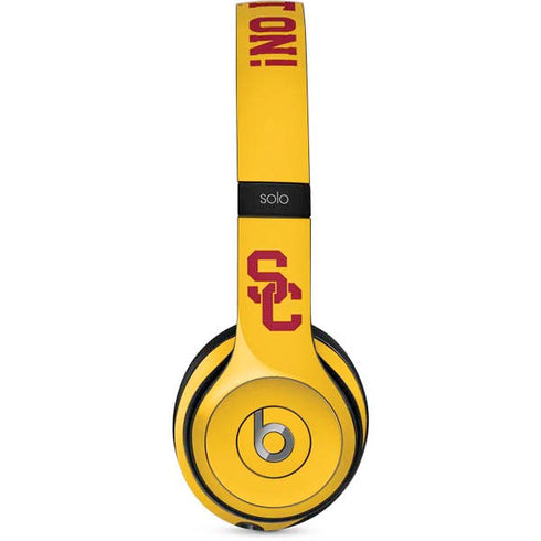 University of Southern California USC Fight On Gold Beats Solo 2 Wired Skin