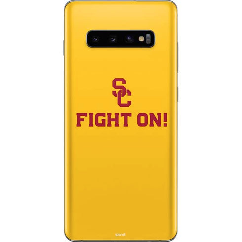 University of Southern California USC Fight On Gold Galaxy S10 Plus Skin