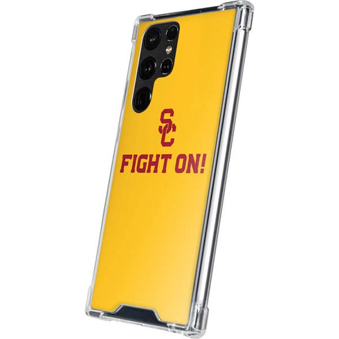 University of Southern California USC Fight On Gold Galaxy S23 Ultra Clear Case