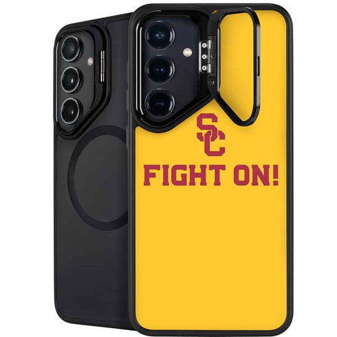 University of Southern California USC Fight On Gold Galaxy S25 Kickstand Case