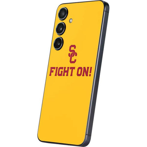 University of Southern California USC Fight On Gold Galaxy S25 Skin