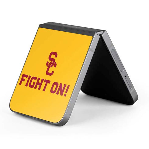 University of Southern California USC Fight On Gold Galaxy Z Flip6 Skin
