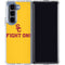 University of Southern California USC Fight On Gold Galaxy Z Fold5 5G Clear Case