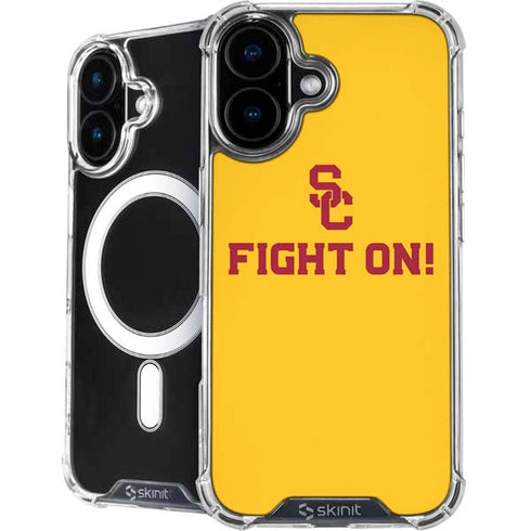 University of Southern California USC Fight On Gold iPhone 16 Plus MagSafe Case