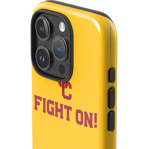 University of Southern California USC Fight On Gold iPhone 16 Pro Max Impact Case