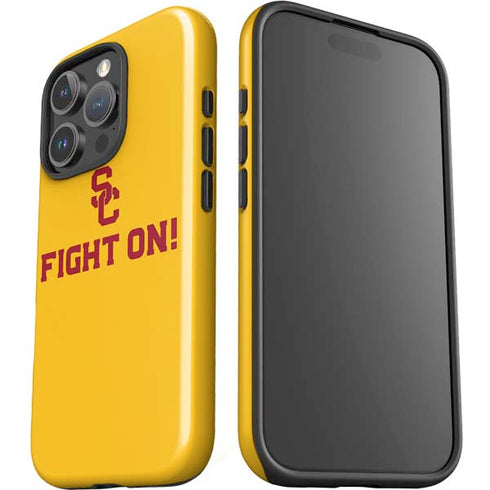 University of Southern California USC Fight On Gold iPhone 16 Pro Max Impact Case