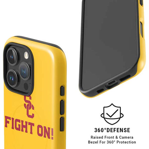 University of Southern California USC Fight On Gold iPhone 16 Pro Max Magsafe Impact Case