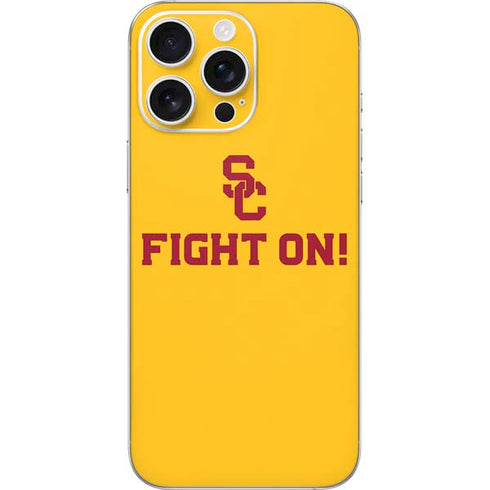 University of Southern California USC Fight On Gold iPhone 16 Pro Max Skin