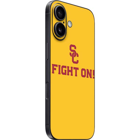 University of Southern California USC Fight On Gold iPhone 16 Skin