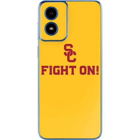 University of Southern California USC Fight On Gold Moto G Play 4G (2024) Skin