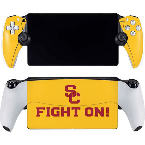 University of Southern California USC Fight On Gold PlayStation Portal Remote Player Skin