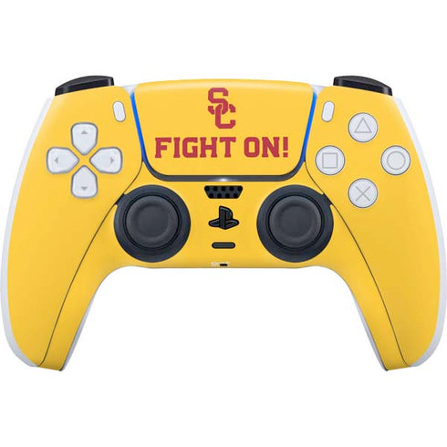 University of Southern California USC Fight On Gold PlayStation PS5 Skins
