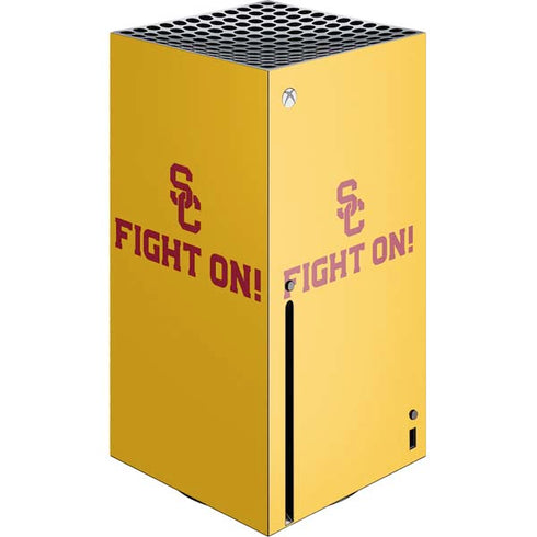 University of Southern California USC Fight On Gold Xbox Series X Skins