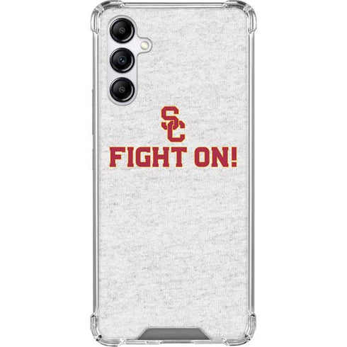 University of Southern California USC Fight On Grey Gabb Phone 4 Clear Case