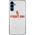 University of Southern California USC Fight On Grey Galaxy A55 5G Clear Case