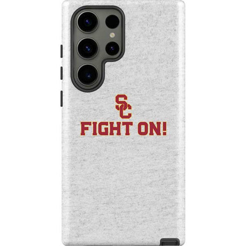 University of Southern California USC Fight On Grey Galaxy S23 Ultra Pro Case