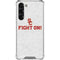 University of Southern California USC Fight On Grey Galaxy S24 FE Clear Case