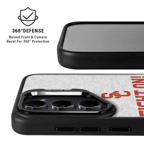 University of Southern California USC Fight On Grey Galaxy S25 Kickstand Case