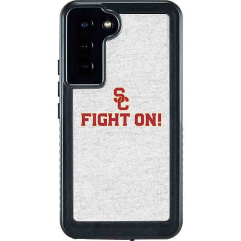 University of Southern California USC Fight On Grey Galaxy S24 Plus Waterproof Case
